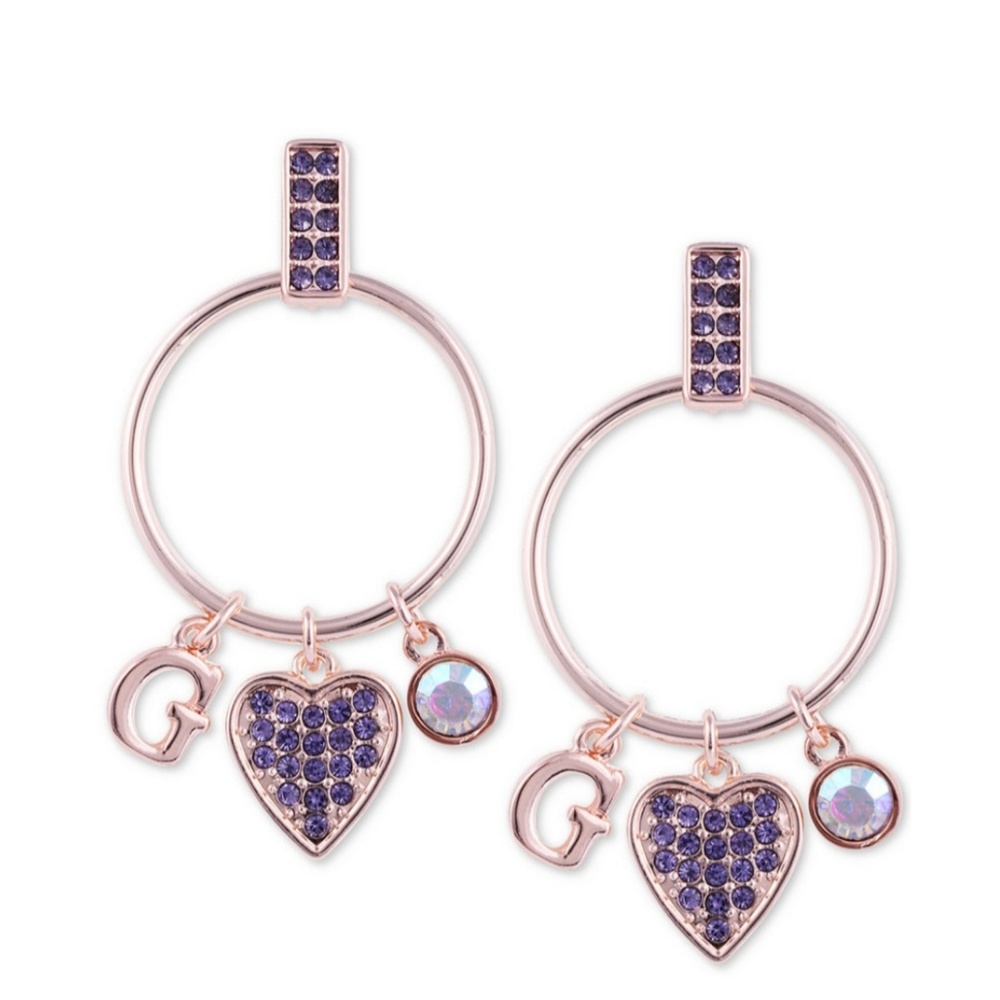 GUESS Rose gold earrings